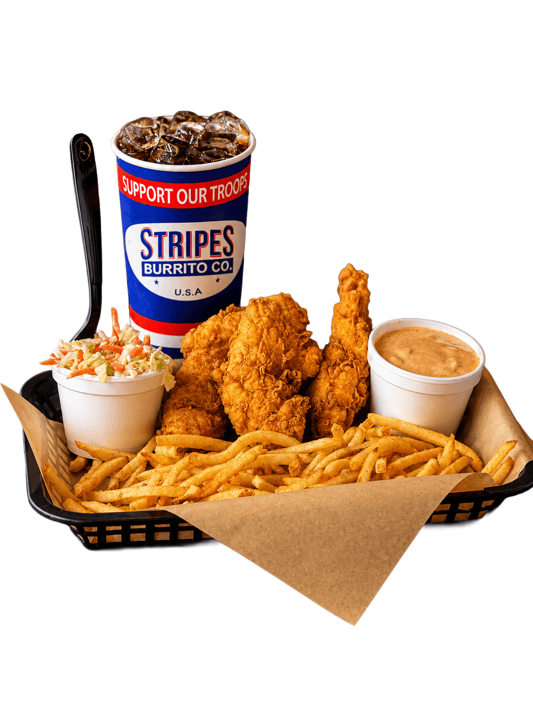 Stripes Chicken Finger Basket