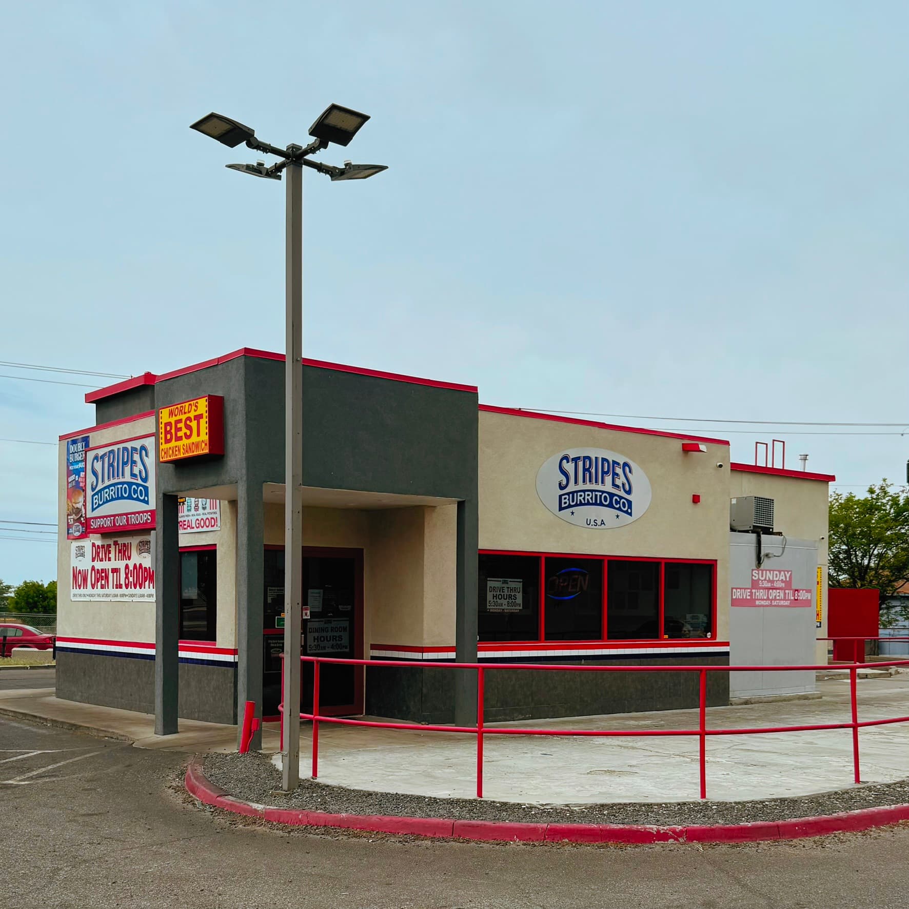 Juan Tabo β Stripes storefront